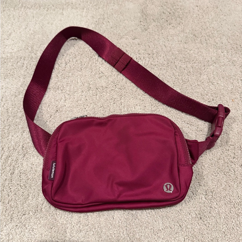 Lululemon Athletica Maroon Belt Bag